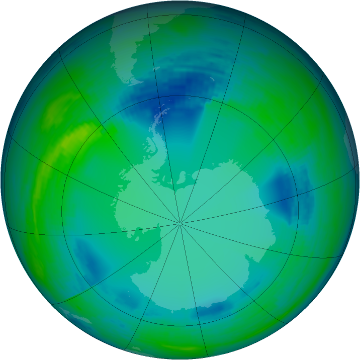 Ozone Map 1993-07-31
